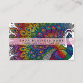 Rainbow Peacock Visitenkarte (Vorderseite)