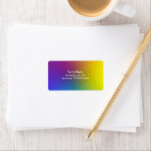 Rainbow Pearl Adressaufkleber (Insitu)