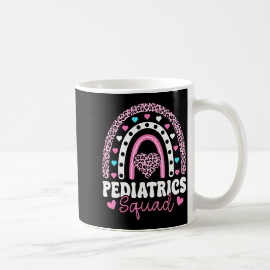 Rainbow Pediatrics Squad - Valentine's Day Pediatr Kaffeetasse (Rechts)