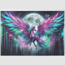 Rainbow Pegasus Tissue