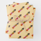 Rainbow Pen Gift Geschenkpapier Set (Beispiel)