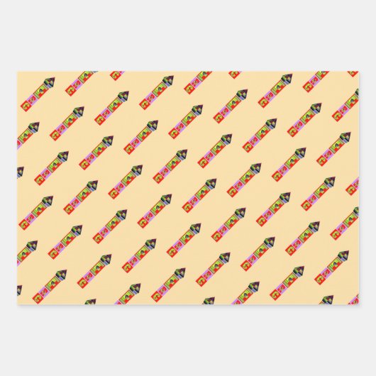 Rainbow Pen Gift Geschenkpapier Set (Vorderseite)