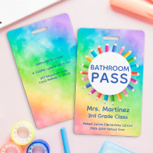 Rainbow Pencies Classroom Bad Abzeichen
