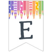 Rainbow Pencies Willkommen zurück in der ganzen Sc Wimpelkette (Zweite Fahne)