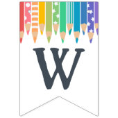 Rainbow Pencies Willkommen zurück in der ganzen Sc Wimpelkette (Erste Fahne)