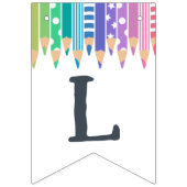 Rainbow Pencies Willkommen zurück in der ganzen Sc Wimpelkette (Dritte Fahne)