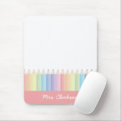 Rainbow Pencils Personalisiert Teacher Mousepad (Mit Mouse)