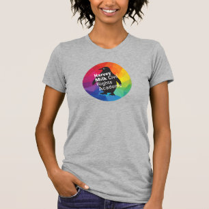 Rainbow Penguin - Adult Slim Fit, grau T-Shirt