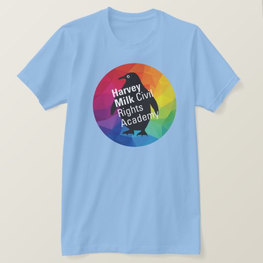 Rainbow Penguin T - Shirt - Erwachsene Basic (Design vorne)