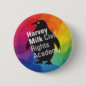 Rainbow Penguin-Taste Button (Vorderseite)