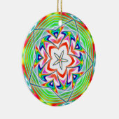 Rainbow Penta Design Keramik Ornament (Rechts)