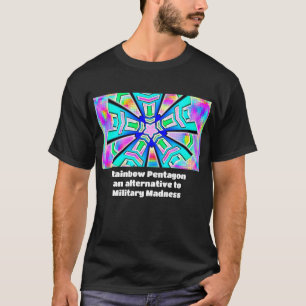 Rainbow Pentagon als Alternative zu den Wehrmacht T-Shirt