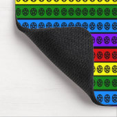 Rainbow Pentagramm Mousepad (Ecke)