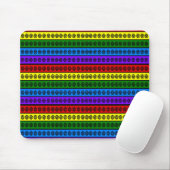Rainbow Pentagramm Mousepad (Mit Mouse)
