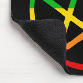 Rainbow Pentagramm Mousepad (Ecke)
