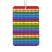 Rainbow-Pentagramme Autolufterfrischer (Rückseite)