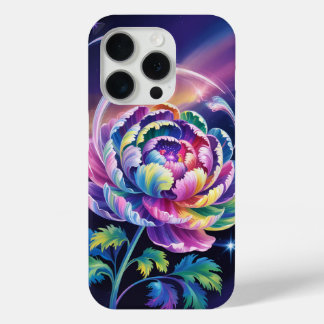 Rainbow Peony in Cosmic Bloom Case-Mate iPhone Hülle