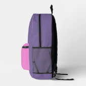 Rainbow Personalisiert Girl School Bedruckter Rucksack (Rechts)