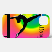 RAINBOW PERSONALISIERT GYMNASTICS IPAD MINI-FALL Case-Mate iPhone HÜLLE (Rückseite (Horizontal))