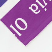 Rainbow Personalisiert Kids Name Blanket Geschenk Fleecedecke (Ecke)