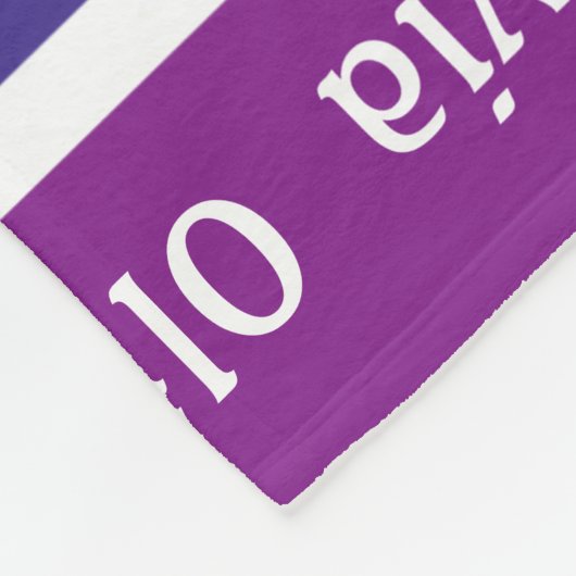 Rainbow Personalisiert Kids Name Blanket Geschenk Fleecedecke (Ecke)