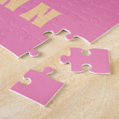 Rainbow Personalisiert Name Girls Puzzle (Seite)