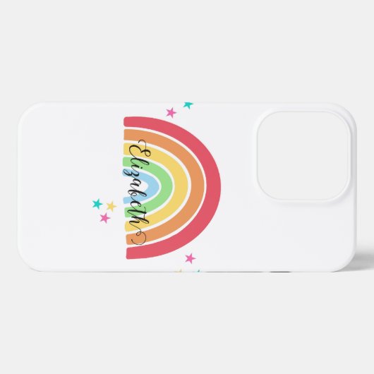 Rainbow Personalisiert Name Phone Case iPhone Hülle (Rückseite (Horizontal))
