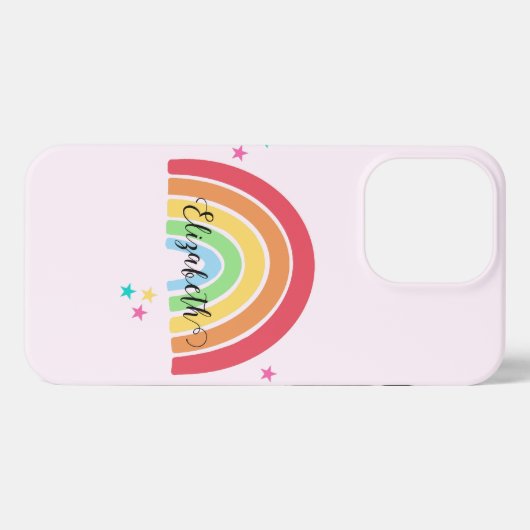 Rainbow Personalisiert Name Phone Case iPhone Hülle (Rückseite (Horizontal))