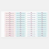 Rainbow Personalisiert Name School Waterproof Mode Etiketten (Blatt)