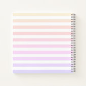 Rainbow-Personalisiert-Notebook der ersten Klasse Notizblock (Rückseite)