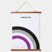 Rainbow-Personalisiert Wandteppich Mit Holzrahmen (Vorderseite)