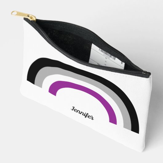 Rainbow-Personalisiert Zubehörtasche (Offen)