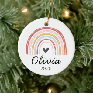Rainbow personalisierte Weihnachtsschmuck