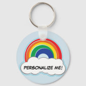 RAINBOW | PERSONALISIERTER SCHLÜSSELANHÄNGER (Vorderseite)