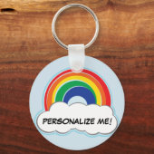 RAINBOW | PERSONALISIERTER SCHLÜSSELANHÄNGER (Vorderseite)