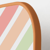 Rainbow Personalized Name Custom Pickleball Paddle (Linke Seite)