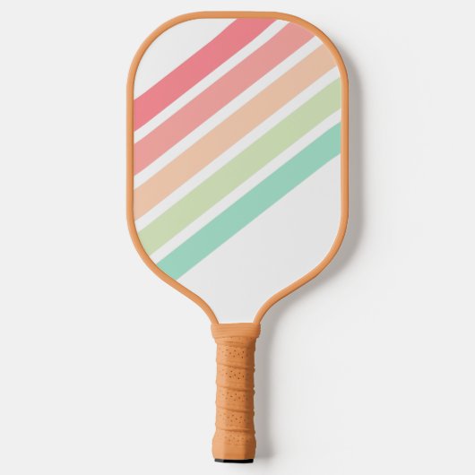 Rainbow Personalized Name Custom Pickleball Paddle (Rückseite)