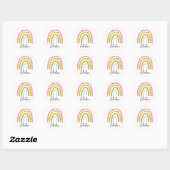 Rainbow Personalized Name Sticker Custom Gift (Blatt)