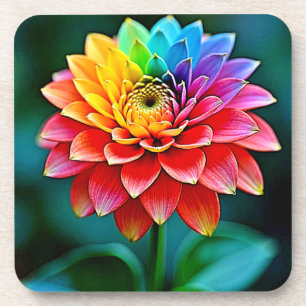 Rainbow Petal Getränkeuntersetzer