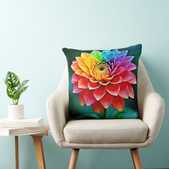 Rainbow Petal Kissen (Stuhl )