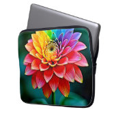 Rainbow Petal Laptopschutzhülle (Vorderseite Links)