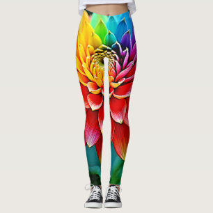 Rainbow Petal Leggings