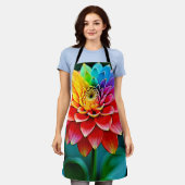 Rainbow Petal Schürze (Getragen)