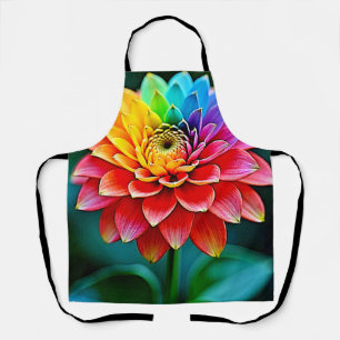 Rainbow Petal Schürze