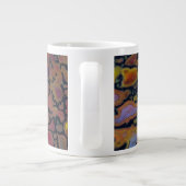Rainbow Petrified Dinosaurier Bone Jumbo-Tasse (Rückseite)