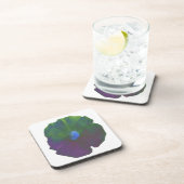 Rainbow Petunia Cork Untersetzer (Rechte Seite)
