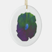 Rainbow Petunia Custom Geburtstag Keramikornament (Rechts)