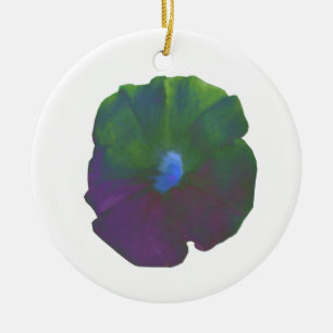 Rainbow Petunia Custom Geburtstag Keramikornament