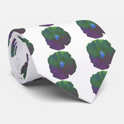 Rainbow Petunia Krawatte (Gerollt)