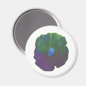 Rainbow Petunia Magnet (Vorderseite/Rückseite)